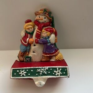 Midwest of Cannon Falls Snowman W/Kids  Stocking Holder